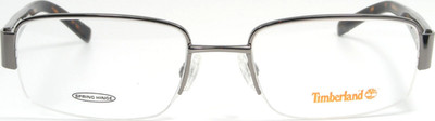 Timberland TB1127 F94 Gunmetal Half Rim Eyeglasses Glasses Frame 54-19-140 NEW