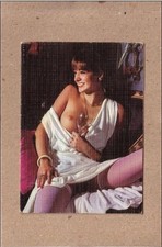 LA TOUR DU PIN - PETIT CALENDRIER  SALON DE COIFFURE , FEMME AUX SEINS NUS 1985