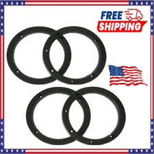 2 Pairs 6.5" Plastic 1/2" Speaker Spacer Rings Subwoofer Custom Mounting Adapter