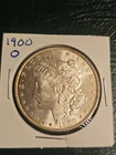 1900-O Morgan Silver Dollar $1 New Orleans AU Silver Dollar Better Date