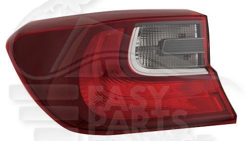 Feu arrière-gauche extérieur Kia Ceed 2021 étanche à haute visibilité LED