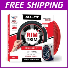 Red Rim Trim Protector Set - Fits 24” Wheels