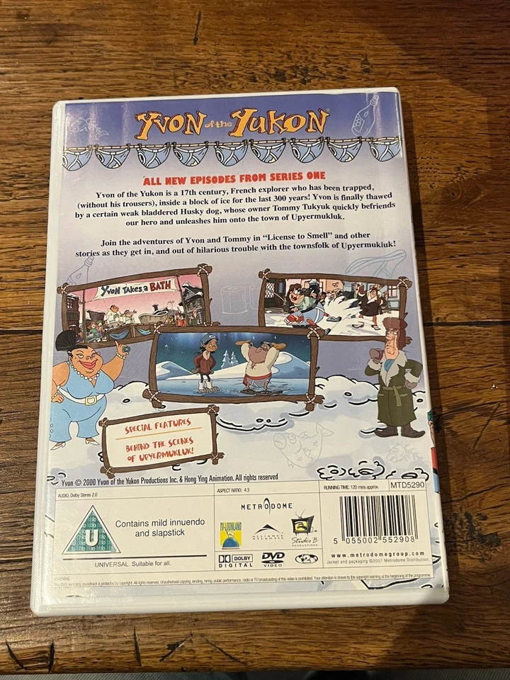 Yvon of The Yukon New Episodes From Series One (DVD 2000) CBBC Classics VGC - Bild 2 von 2