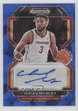 2022-23 Panini Prizm Draft Picks Blue Ice 18/75 Isaiah Mobley #DP-MOB Auto 0q0m
