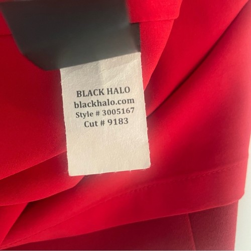 New! BLACK HALO Cortez Sheath Dress in Red 20962 - Picture 8 of 11