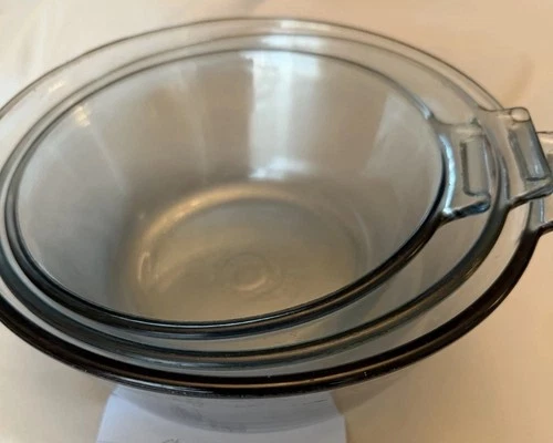 Light Blue Pyrex Flame Ware Sauce Pan