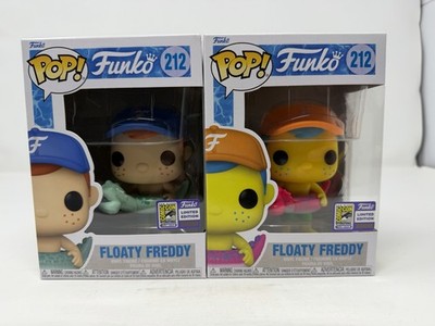 2023 SDCC FUNKO EXCLUSIVE FLOATY FREDDY REGULAR AND BLACKLIGHT #212 NEW IN BOX
