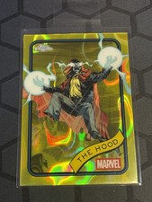 2025 Topps Chrome Marvel Yellow Lava Refractor The Hood #70