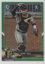 2018 Bowman Draft Chrome Green Refractor 40/99 Grant Koch #BDC-115 0c6