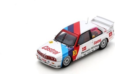 BMW E30 M3 No.3 Schnitzer GP Denmark 1991 Kris Nissen in 1:43 scale by Spark