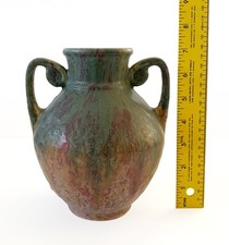 ∞ Antique ROSEVILLE POTTERY Carnelian II VASE Arts & Crafts Mission Era 1915 ∞