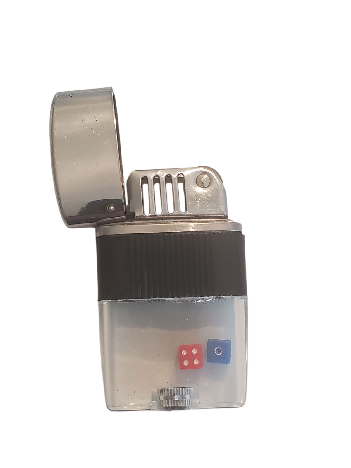 Flip Top Red Blue Clear Reservoir Metal Mechanism