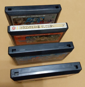 Lot of 4 Dragon Quest Warrior 1 2 3 4 I II III IV FC Famicom NES Japan Import 