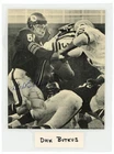 Dick Butkus - Signed Laminated Trimmed Book Photograph