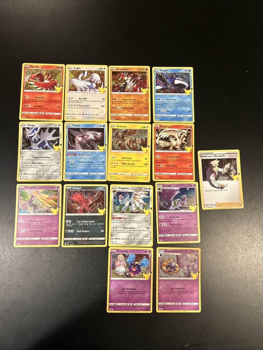 Celebrations 25th Anniversary Legendary Pokmon LOT of 15 Cards LP-NM | eBay Celebrations 25th Anniversary Legendary Pokmon LOT of 15 Cards LP-NM | eBay