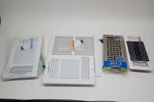 Lot of 5 Assorted Brand Size Ceiling Wall & Floor Register HVAC A/C Heating Duct