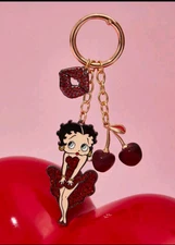 BETTY BOOP KEYCHAIN-METAL- THIS IS ADORABLE-NEXT DAY SHIPPING
