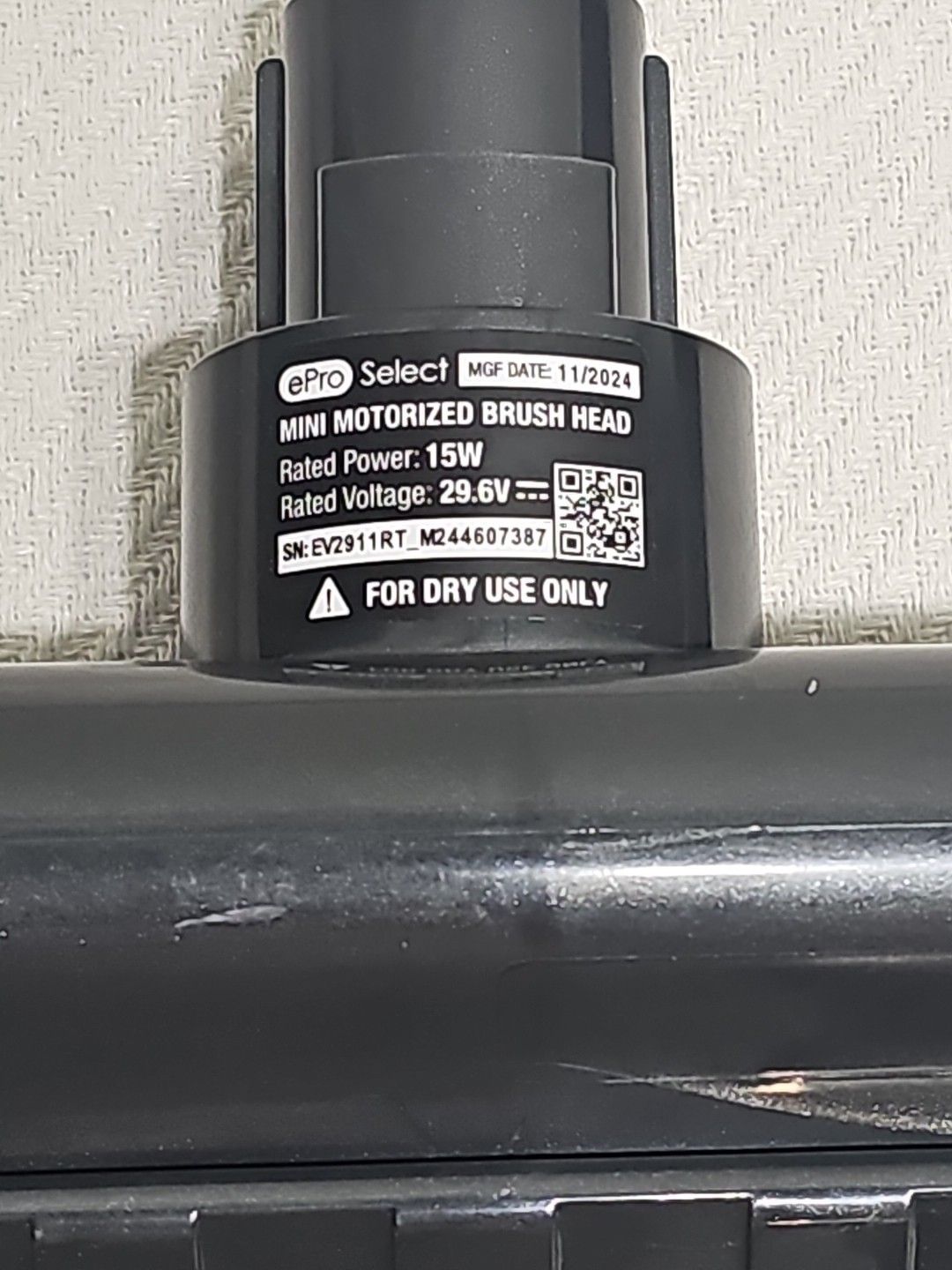 ePro Select Cordless Vacuum REPLACEMENT ACCESSORIES 4 PIECES