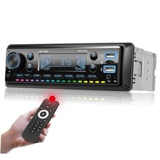 Single Din Car Stereo Radio Hands-Free Bluetooth,Car Audio Receivers with