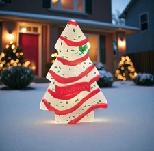 Little Debbie Christmas Tree Cake Blow Mold 22' LED Lighted. New Inhand Tiktok