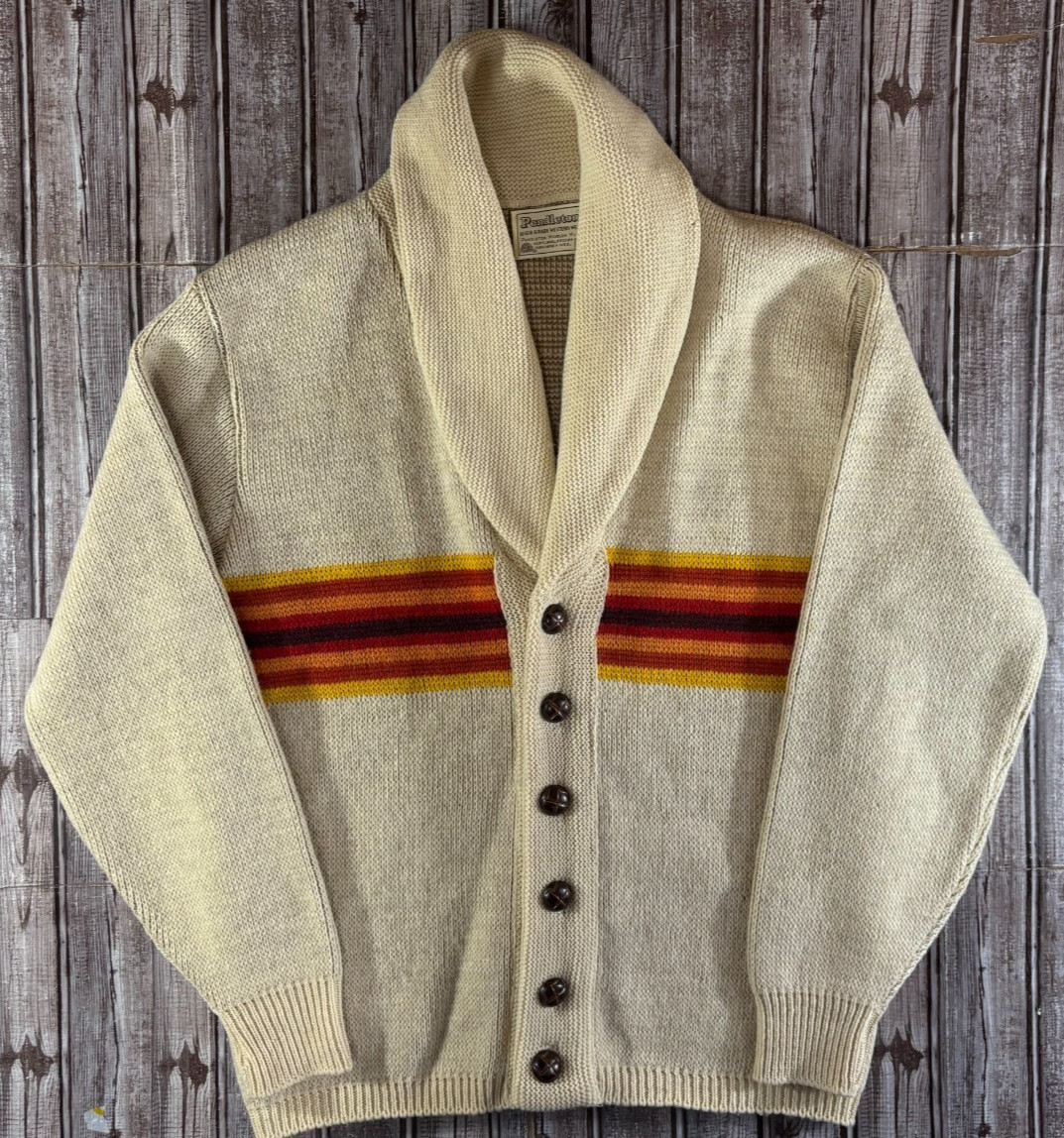 Pendleton High Grade Wool  Western Aztec Cardigan… - image 1