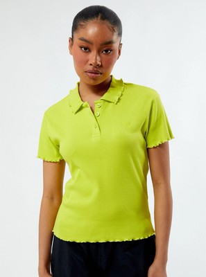 NEW Obey Loren Polo Shirt Women s Size S