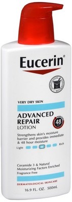 Eucerin Advanced Repair Lotion Fragrance Free 16.9 OZ 