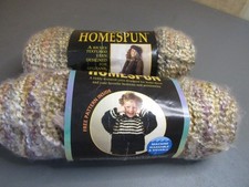 Lot of 2 Lion Brand Homespun Yarn Sierra