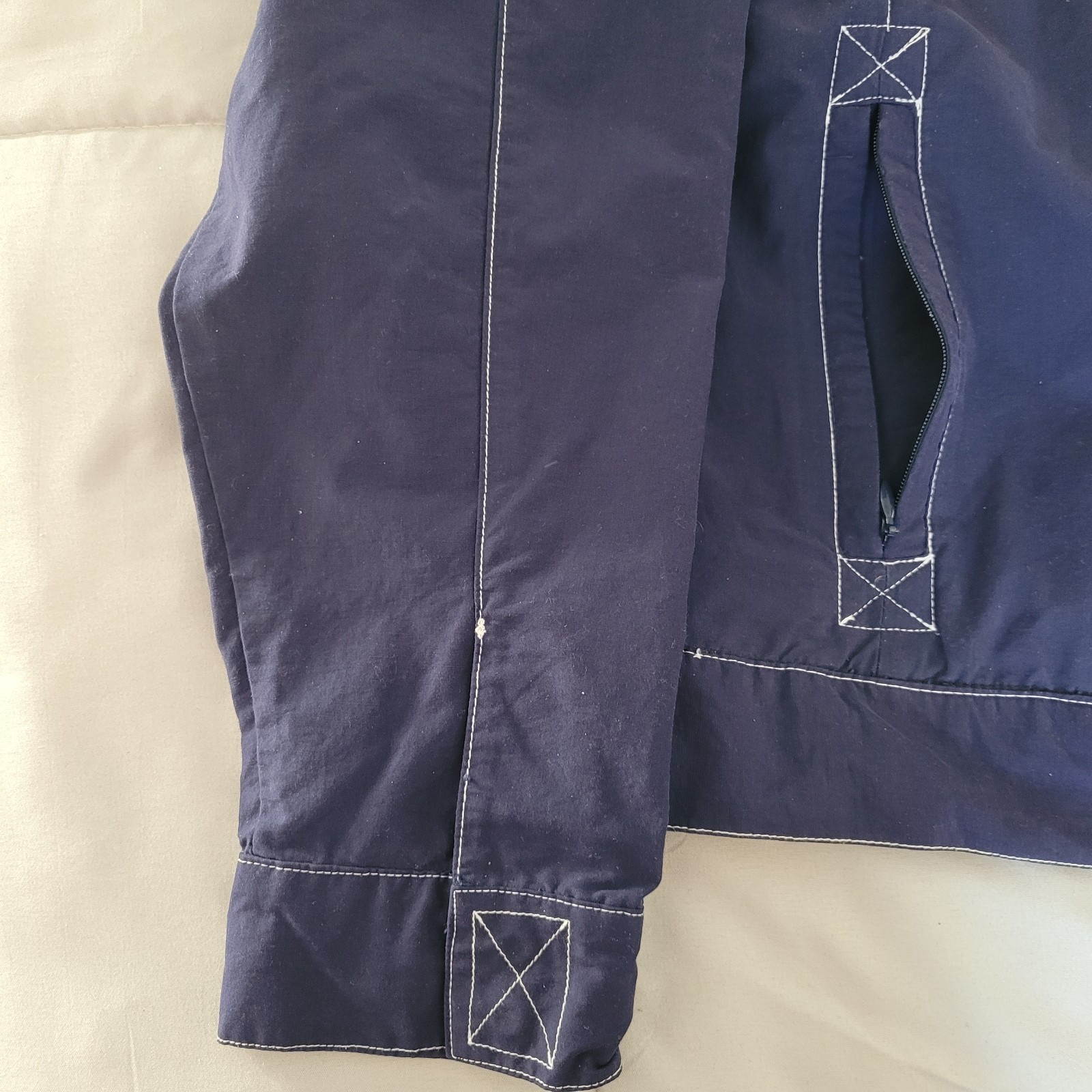 Field FG Gear Men's Light-weight Fall Jacket Size L Navy Blue EUC