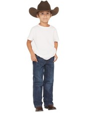 Wrangler Boys' Retro Little ' Jackson Hole Dark Wash Relaxed Bootcut -
