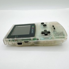 Nintendo Gameboy Color Console Clear Game boy Handheld System Japan Tested