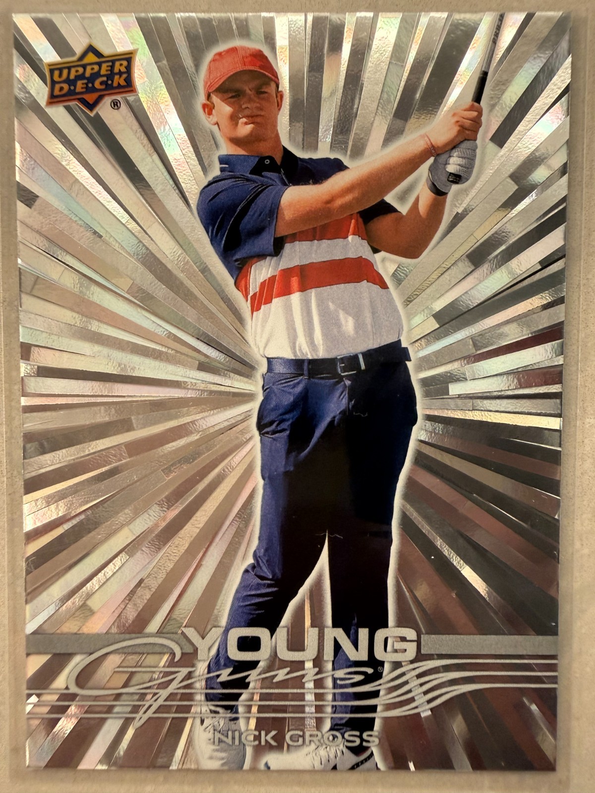 Nick Gross 2026 Upper Deck Golf Young Guns Outburst RC 123