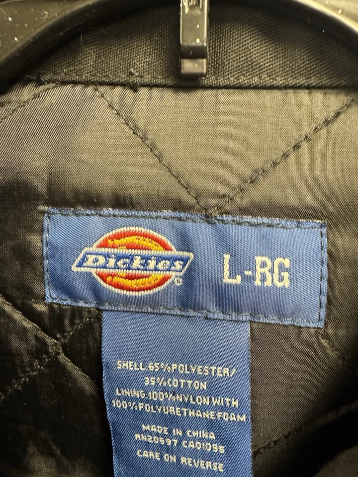 VTG SOCIAL DISTORTION Dickies Lined Eisenhower Black Jacket Embroidered Size L - Image 4 of 4