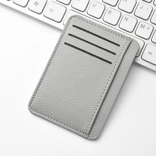 Slim Minimalist Front Pocket RFID Blocking Leather Wallets for Men Women