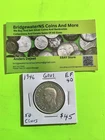 1946 Canadian Half dollar  0.800 SILVER  AG.  Trending At $45.   EF40!!