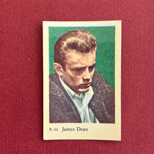 James Dean 1958 Dutch Gum P Set Trading Card #61