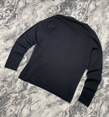 レア　VERSACE ブラック 長袖カットソー　アメリカ古着　アメリカ輸入　古着 Vintage Versace Long Sleeve T Shirt Big Logo Men Size M Black | eBay