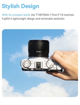TTArtisan AF 17mm F1.8 Air E autofocus Aps-c lens for Sony E mount