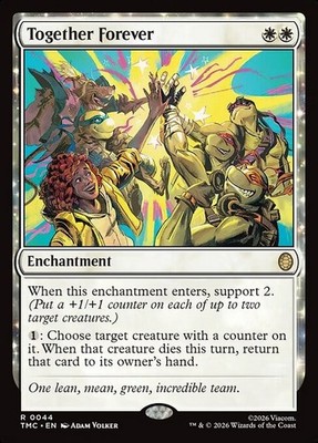*MtG: 4x TOGETHER FOREVER - CMD Teenage Mutant Ninja Turtles Rare - magicman*