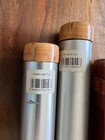 A pair of Tiemco Fenwick travel/backback Fiberglass Fly Rod s in Leather Tube — photo 8