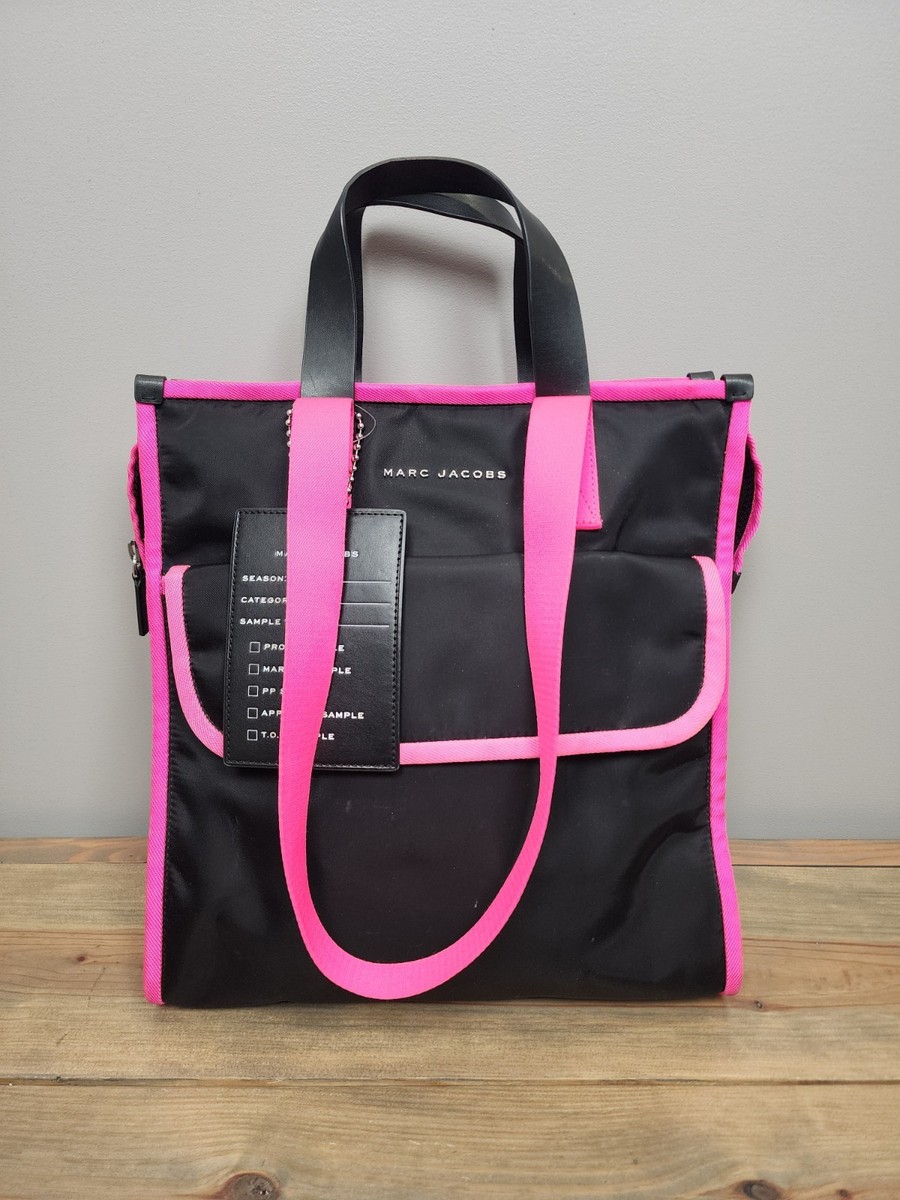 Marc Jacobs Black/Pink Large Tote Bag | eBay