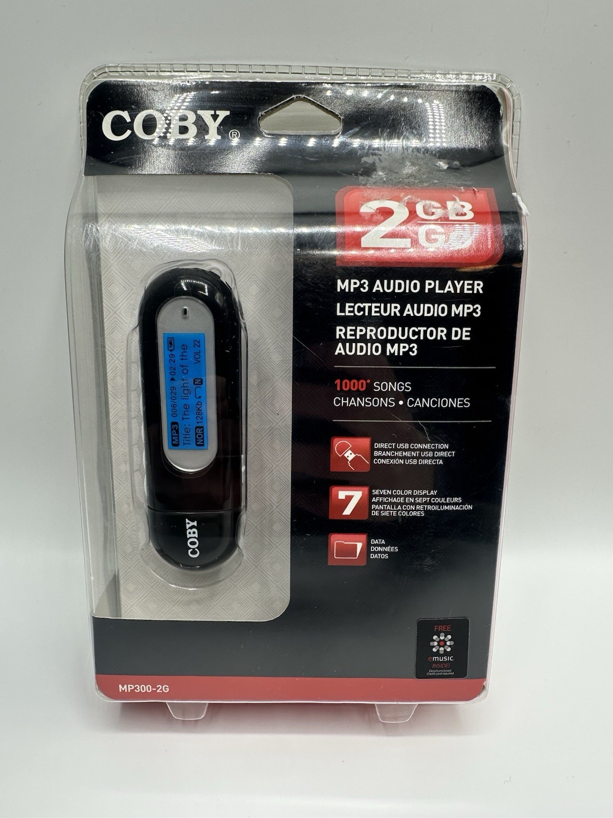 Black Led Brand New Mp300-2g
