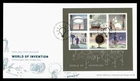 DR WHO 2007 GB FDC WORLD OF INVENTION S/S R49476