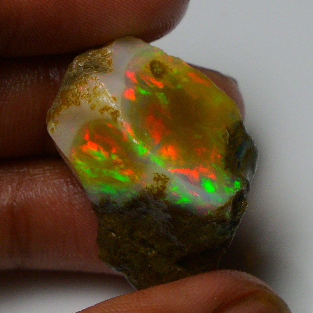 Stunning Ethiopian Opal Rough 38.80 Cts, Large Oil Opal Specimen Natural Opal