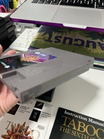 NES Taboo The Sixth Sense, 1989, Tested, Authentic, Original Owner 
