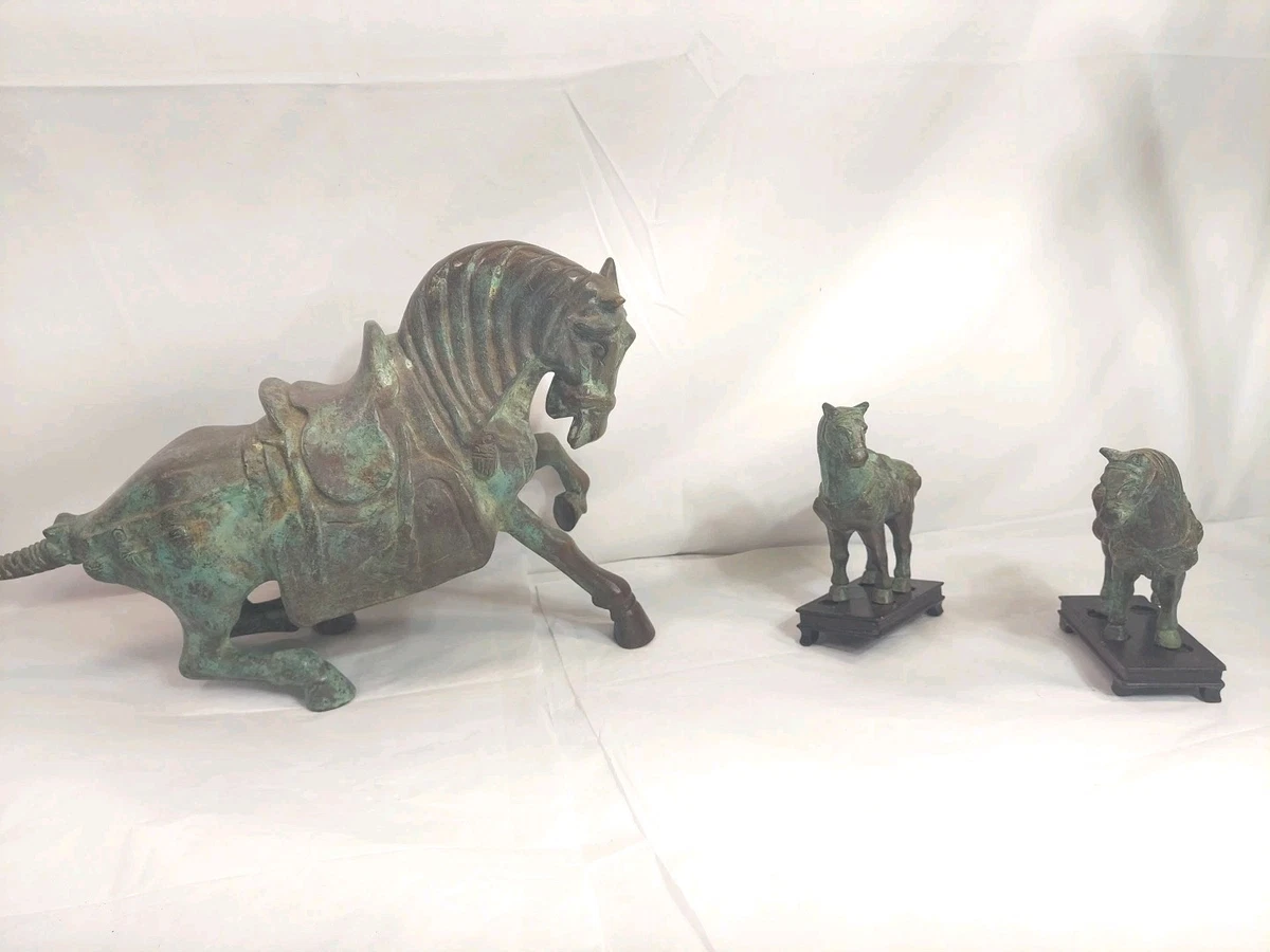 中国风青铜唐(618-907) 中国朝代雕像、雕像| eBay