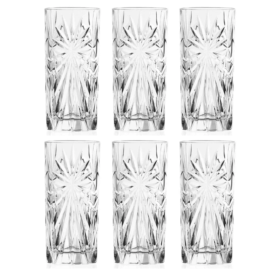 Set 6 Bicchieri Cocktail Oasis HB Tumbler 36 cl Eco Cristallo - RCR - Bibite - Immagine 2 di 4