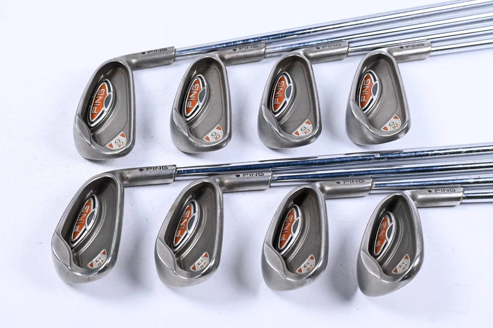 Ping G10 Irons / 4-PW+SW / Black Dot / Regular Flex Ping AWT Shafts - Image 2 of 4