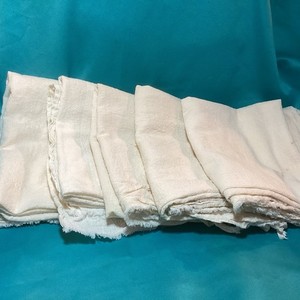 Vintage Feedsack Lot/Farm Feedsacks/Off White~Craft/Farm find~Lot Of 5