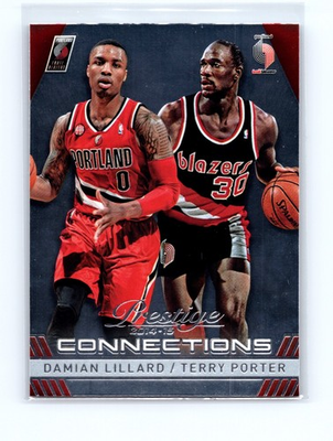 #ad 2014 15 Prestige Connections Damian Lillard Terry Porter #15 $1.69